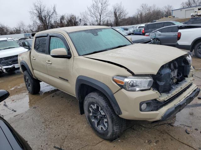 3TMCZ5AN8LM316239 - 2020 TOYOTA TACOMA DOUBLE CAB BEIGE photo 4