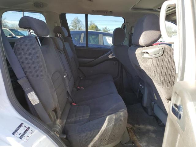 5N1AR18W76C618248 - 2006 NISSAN PATHFINDER LE თეთრი ფოტო 11
