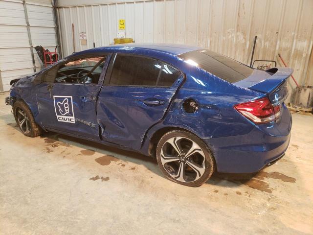 2HGFB6E58FH709521 - 2015 HONDA CIVIC SI BLUE photo 2