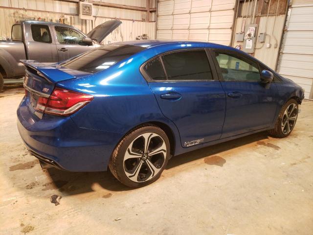 2HGFB6E58FH709521 - 2015 HONDA CIVIC SI BLUE photo 3