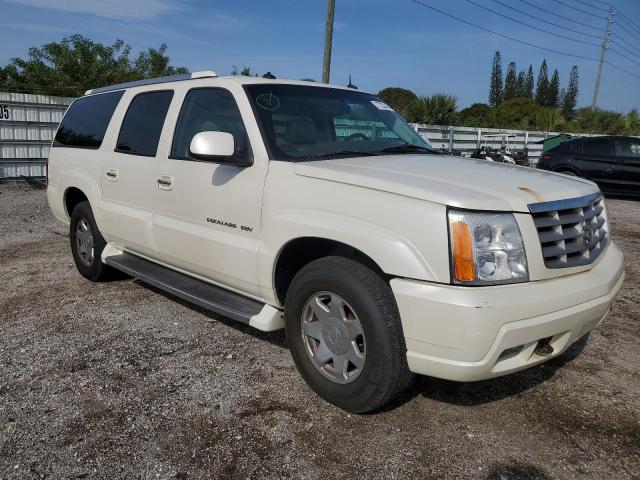 3GYFK66N43G295933 - 2003 CADILLAC ESCALADE ESV WHITE photo 4