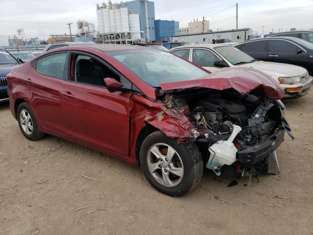 5NPDH4AE3EH479603 - 2014 HYUNDAI ELANTRA SE RED photo 4