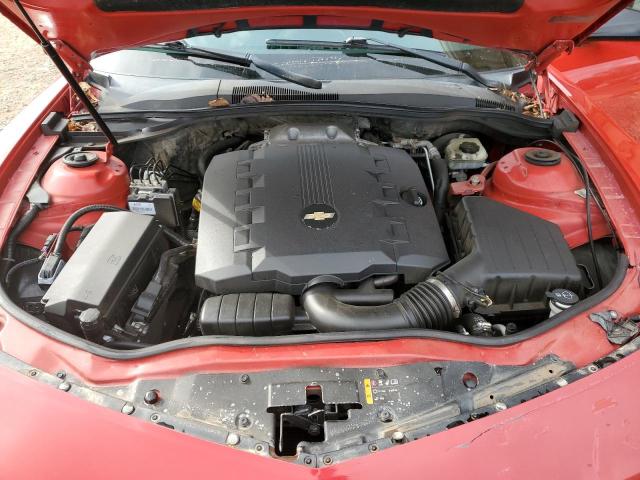 2G1FB1EDXB9151127 - 2011 CHEVROLET CAMARO LT RED photo 11