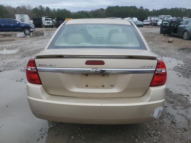 1G1ZT52835F309229 - 2005 CHEVROLET MALIBU LS TAN photo 6