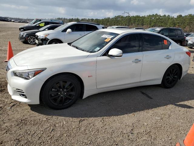 JN1EV7APXHM742733 - 2017 INFINITI Q50 PREMIUM WHITE photo 1