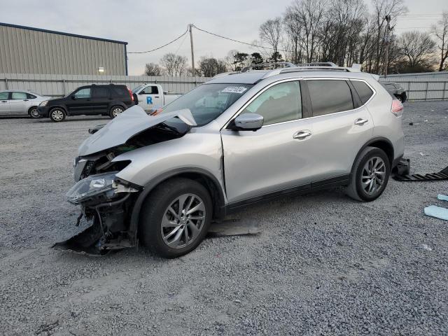 5N1AT2MT2FC881332 - 2015 NISSAN ROGUE S SILVER photo 1