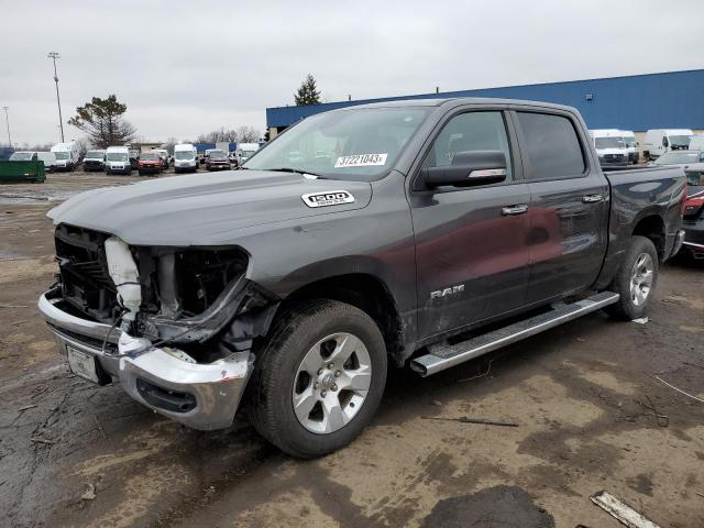 1C6SRFFT9KN710014 - 2019 RAM 1500 BIG HORN/LONE STAR GRAY photo 1