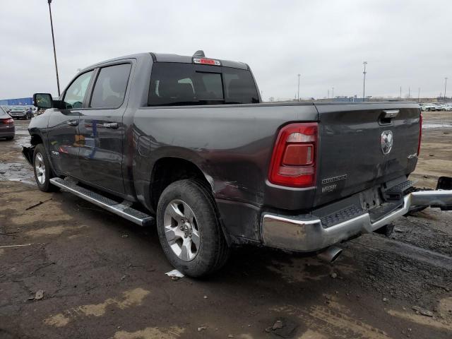 1C6SRFFT9KN710014 - 2019 RAM 1500 BIG HORN/LONE STAR GRAY photo 2