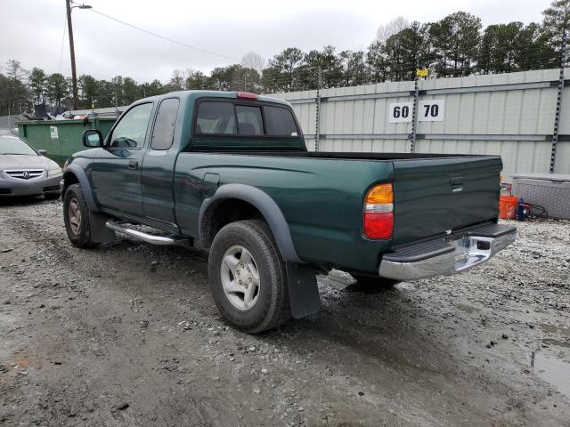 5TESN92N44Z306096 - 2004 TOYOTA TACOMA XTRACAB PRERUNNER GREEN photo 2