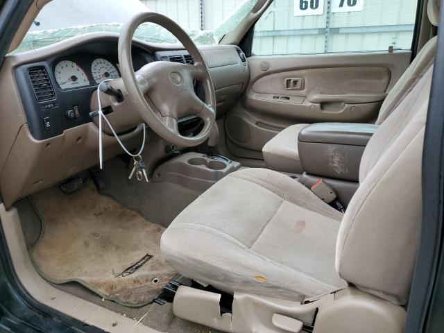 5TESN92N44Z306096 - 2004 TOYOTA TACOMA XTRACAB PRERUNNER მწვანე ფოტო 7