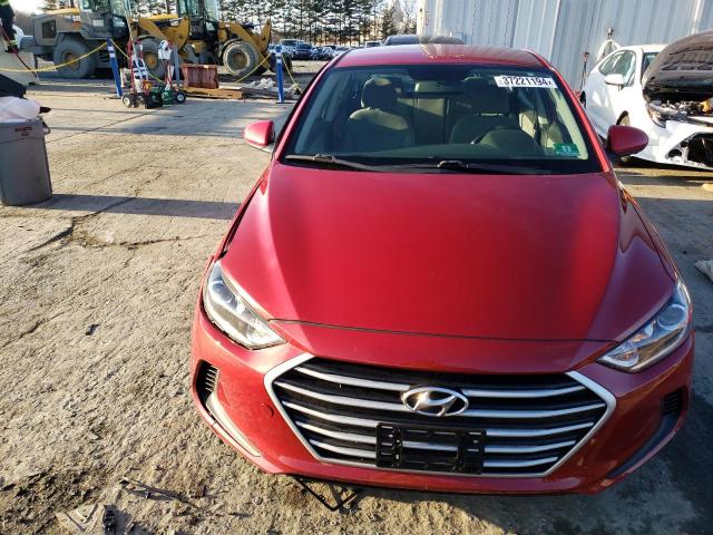 KMHD84LF1HU189002 - 2017 HYUNDAI ELANTRA SE RED photo 5