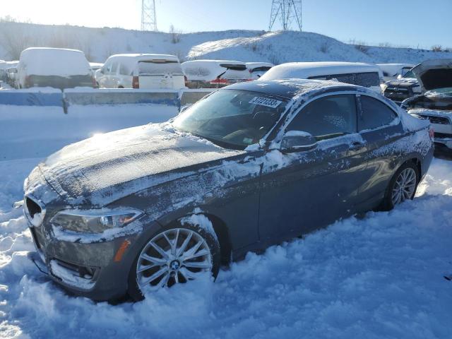 WBA1F7C53FV367101 - 2015 BMW 228 XI GRAY photo 1