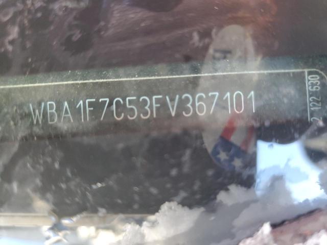 WBA1F7C53FV367101 - 2015 BMW 228 XI GRAY photo 12