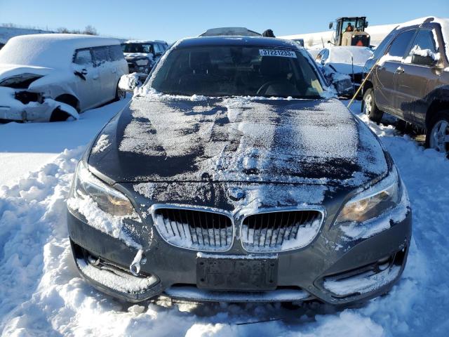 WBA1F7C53FV367101 - 2015 BMW 228 XI GRAY photo 5