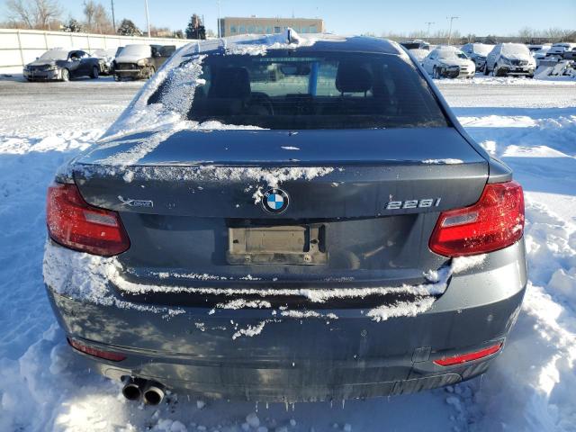 WBA1F7C53FV367101 - 2015 BMW 228 XI GRAY photo 6