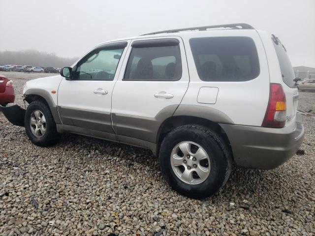 4F2YU09142KM00038 - 2002 MAZDA TRIBUTE LX WHITE photo 2