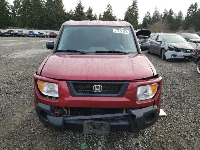 5J6YH28766L023972 - 2006 HONDA ELEMENT EX RED photo 5