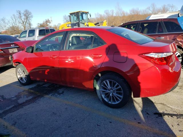 5YFBURHEXEP061726 - 2014 TOYOTA COROLLA L RED photo 2