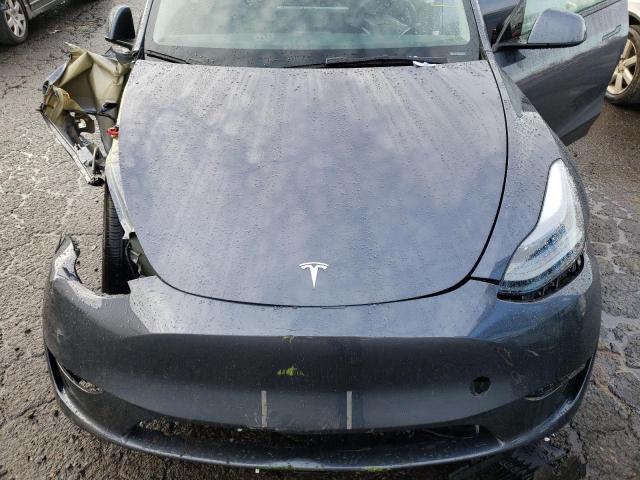 7SAYGDEE6PF886446 - 2023 TESLA MODEL Y GRAY photo 12