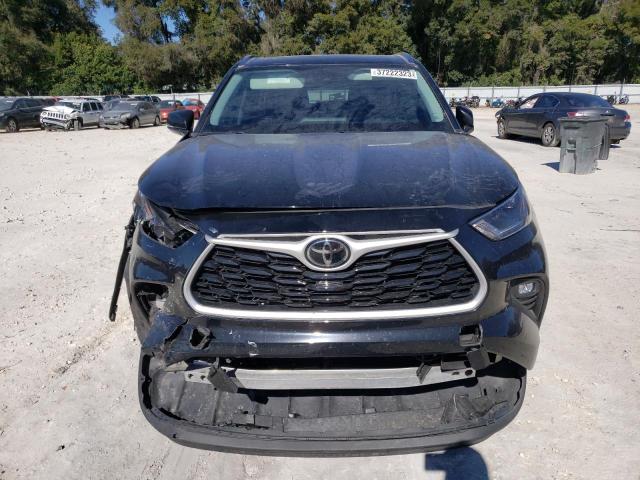 5TDHZRAH3MS521380 - 2021 TOYOTA HIGHLANDER XLE BLACK photo 5