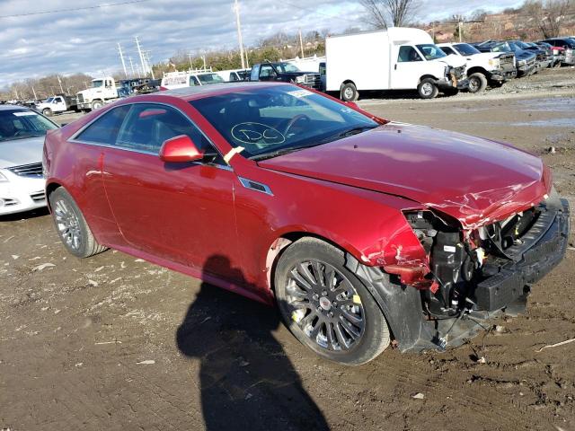 1G6DH1E39E0190698 - 2014 CADILLAC CTS PREMIUM COLLECTION RED photo 4