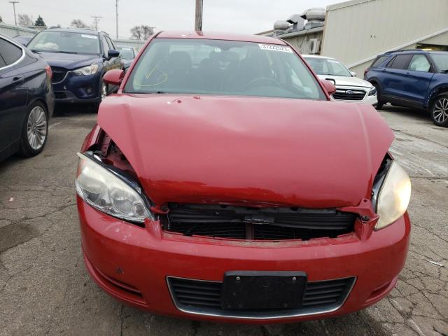 2G1WT58K479334576 - 2007 CHEVROLET IMPALA LS LT RED photo 5