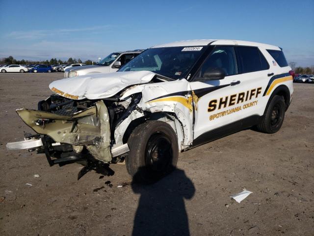 1FM5K8ABXLGB22578 - 2020 FORD EXPLORER POLICE INTERCEPTOR 白色 照片 1