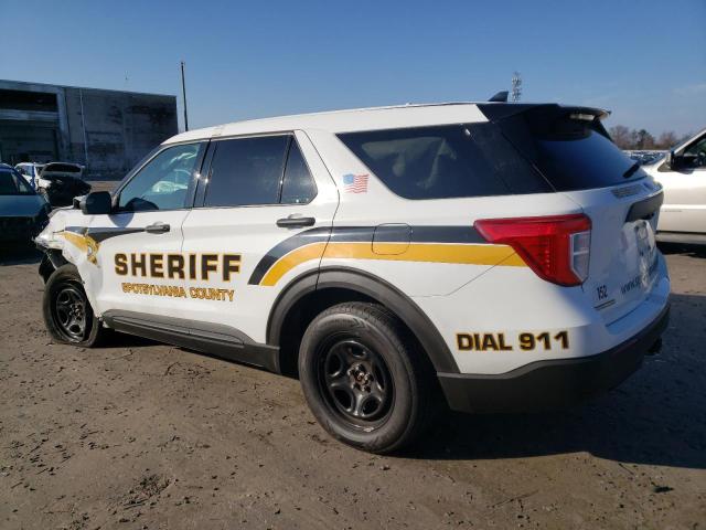 1FM5K8ABXLGB22578 - 2020 FORD EXPLORER POLICE INTERCEPTOR WHITE photo 2