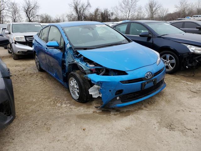 JTDL9MFUXN3033193 - 2022 TOYOTA PRIUS LE BLUE photo 4