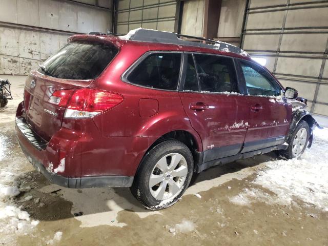 4S4BRCLC6C3229075 - 2012 SUBARU OUTBACK 2.5I LIMITED MAROON photo 3