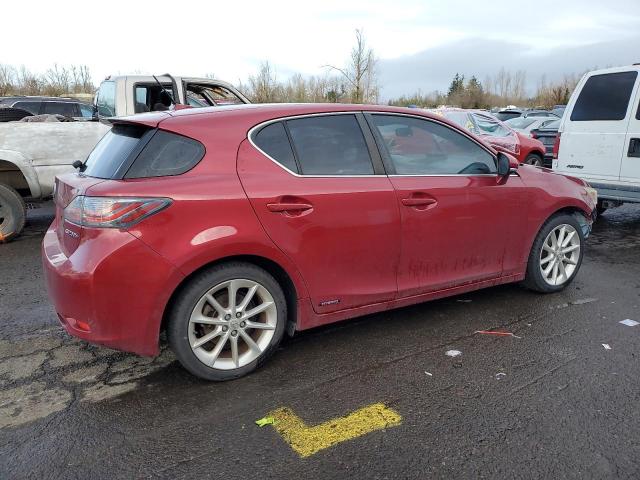 JTHKD5BH9C2108038 - 2012 LEXUS CT 200 RED photo 3