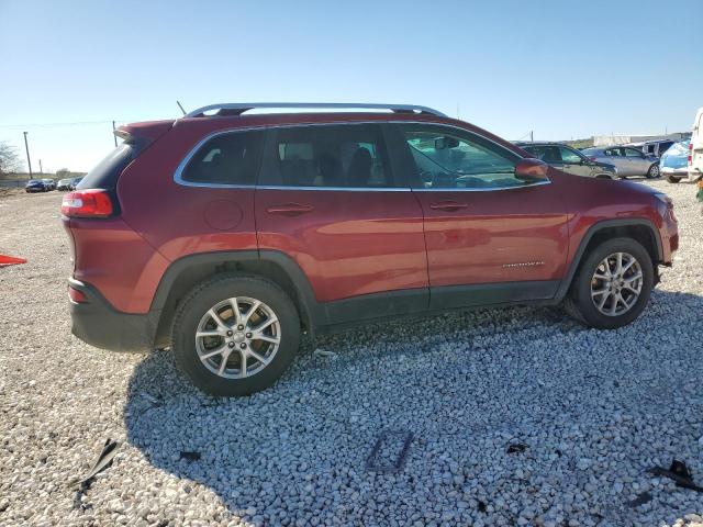 1C4PJMCS3EW245962 - 2014 JEEP CHEROKEE LATITUDE RED photo 3