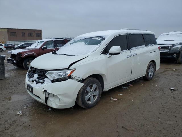 JN8AE2KP9E9106062 - 2014 NISSAN QUEST S WHITE photo 1