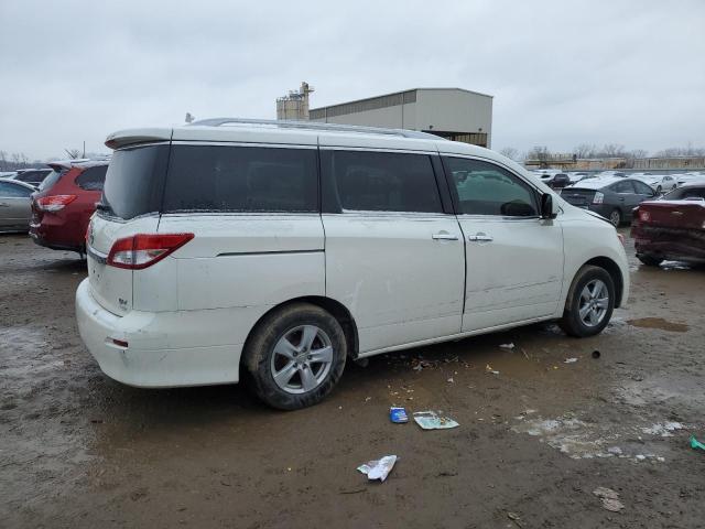 JN8AE2KP9E9106062 - 2014 NISSAN QUEST S WHITE photo 3