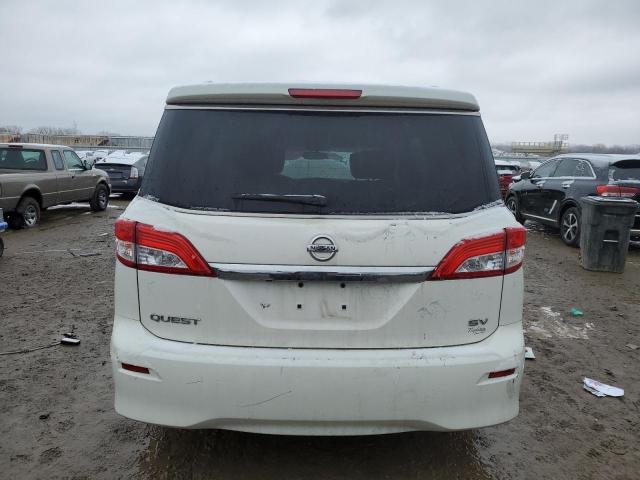 JN8AE2KP9E9106062 - 2014 NISSAN QUEST S WHITE photo 6