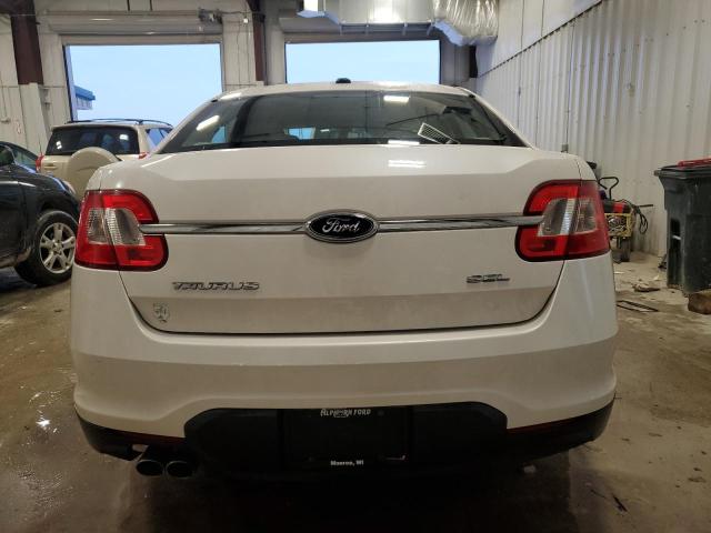 1FAHP2EW2CG101694 - 2012 FORD TAURUS SEL WHITE photo 6