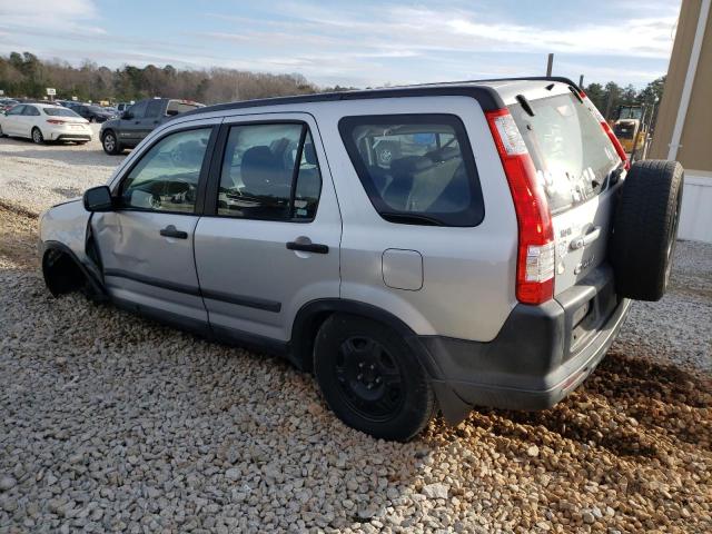 SHSRD78585U301301 - 2005 HONDA CR-V LX SILVER photo 2