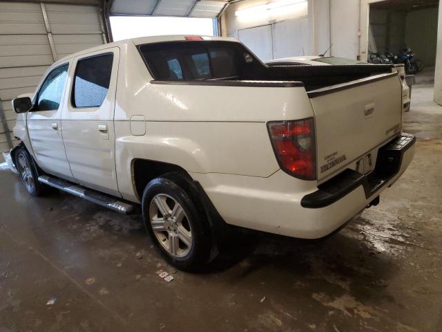 5FPYK1F57CB459707 - 2012 HONDA RIDGELINE RTL WHITE photo 2