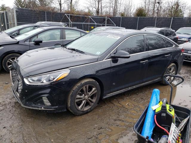 5NPE34AF6JH622064 - 2018 HYUNDAI SONATA SPORT BLACK photo 1