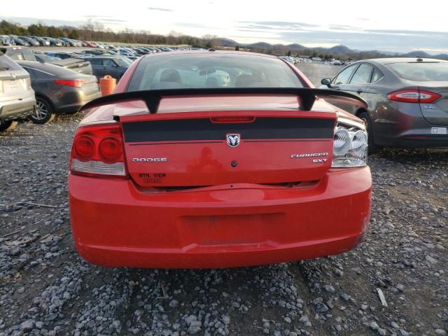 2B3CA3CV8AH186906 - 2010 DODGE CHARGER SXT RED photo 6