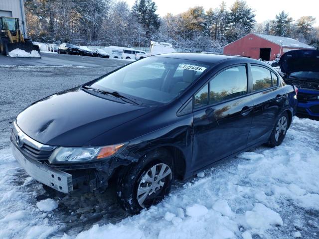 19XFB2F53CE313722 - 2012 HONDA CIVIC LX BLACK photo 1