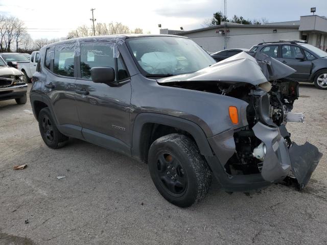 ZACNJBAB0LPL76255 - 2020 JEEP RENEGADE SPORT GRAY photo 4