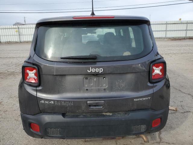 ZACNJBAB0LPL76255 - 2020 JEEP RENEGADE SPORT GRAY photo 6