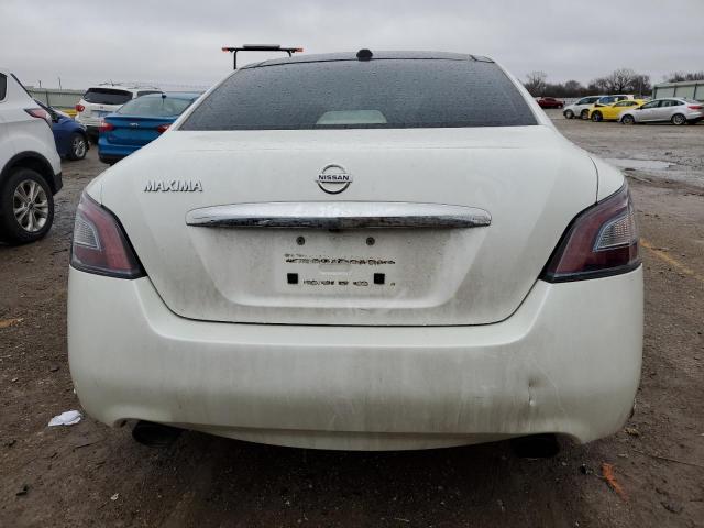 1N4AA5AP4EC910109 - 2014 NISSAN MAXIMA S WHITE photo 6