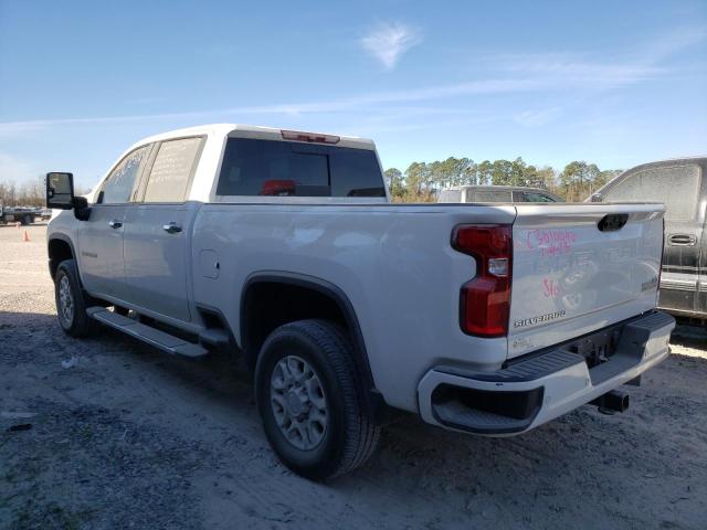 1GC4YREY0NF143614 - 2022 CHEVROLET SILVERADO WHITE photo 2