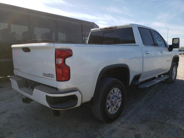 1GC4YREY0NF143614 - 2022 CHEVROLET SILVERADO WHITE photo 3