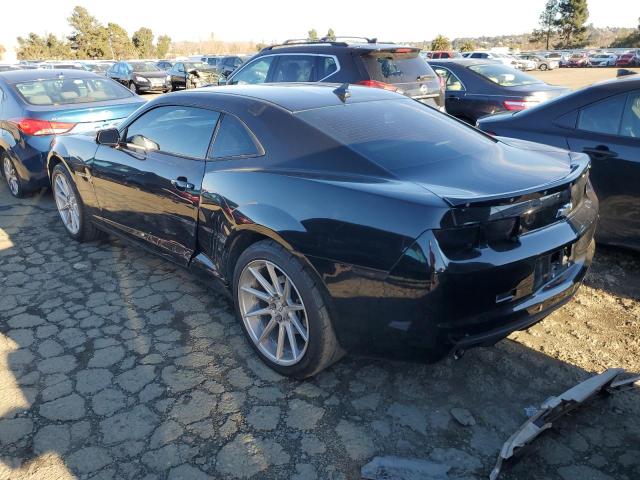 2G1FE1E37C9175210 - 2012 CHEVROLET CAMARO LS BLACK photo 2