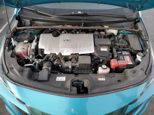 JTDKARFP9H3067821 - 2017 TOYOTA PRIUS PRIM 青绿色 照片 11