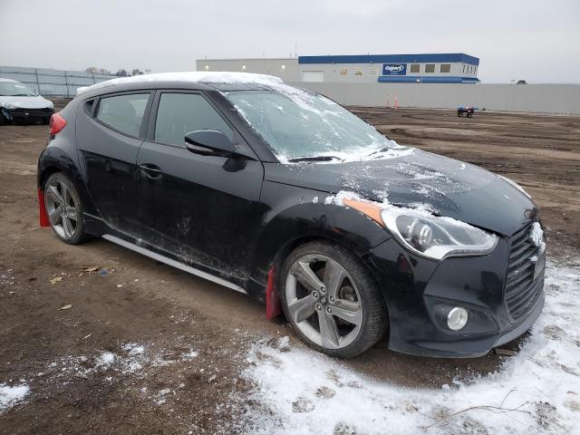 KMHTC6AEXEU184991 - 2014 HYUNDAI VELOSTER TURBO BLACK photo 4