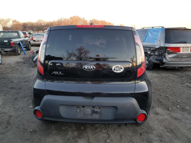 KNDJN2A29F7790772 - 2015 KIA SOUL BLACK photo 6